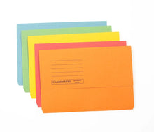Classmates Document Wallet - Foolscap - Assorted - Pack of 50 - ABC School Supplies
