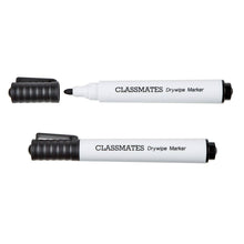 Classmates Drywipe Bullet Markers Black - 50 Pack - ABC School Supplies