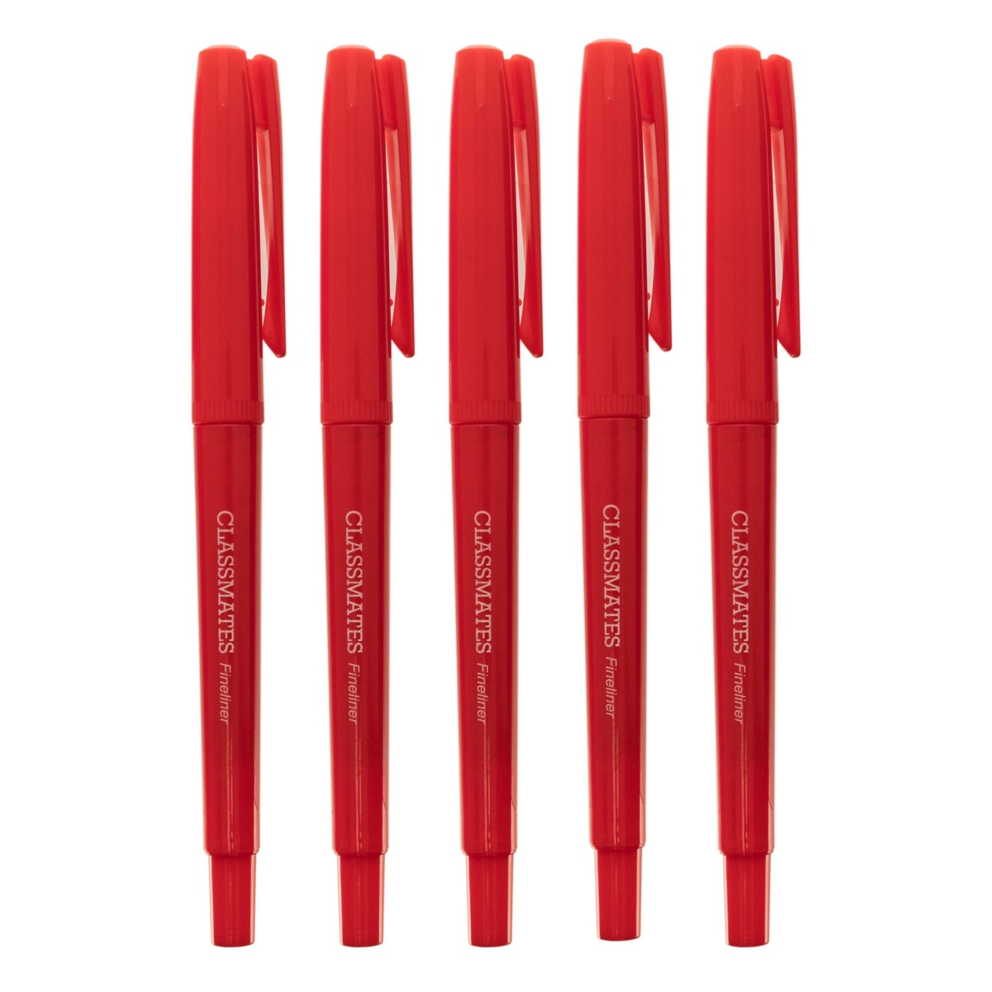Classmates Fineliner Pen - Red - Pack Of 10 - ABC School Supplies