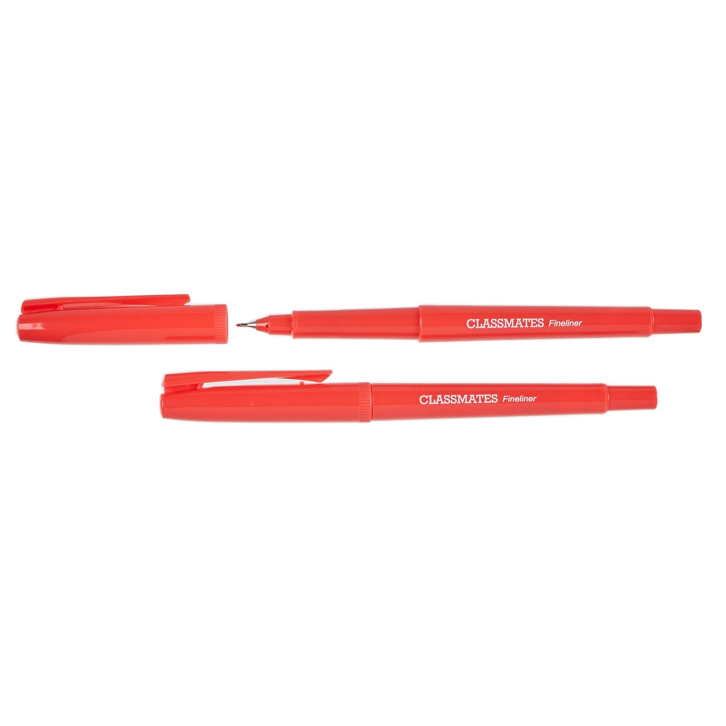 Classmates Fineliner Pen - Red - Pack Of 10 - ABC School Supplies
