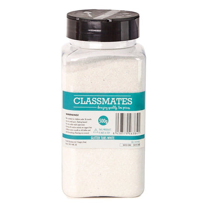 Classmates Glitter 500G White - ABC School Supplies