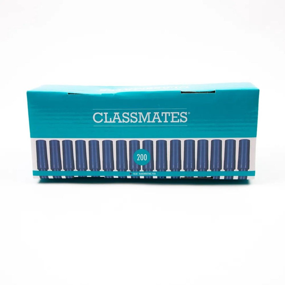 Classmates Handwriter Pens - Pack Of 200 - Blue - ABC School Supplies