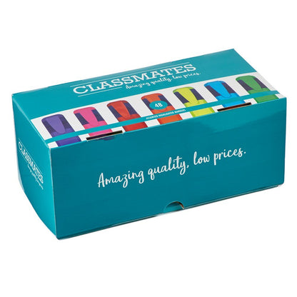 Classmates Highlighters - 7 Assorted Colours - Pack of 48 - ABC School Supplies