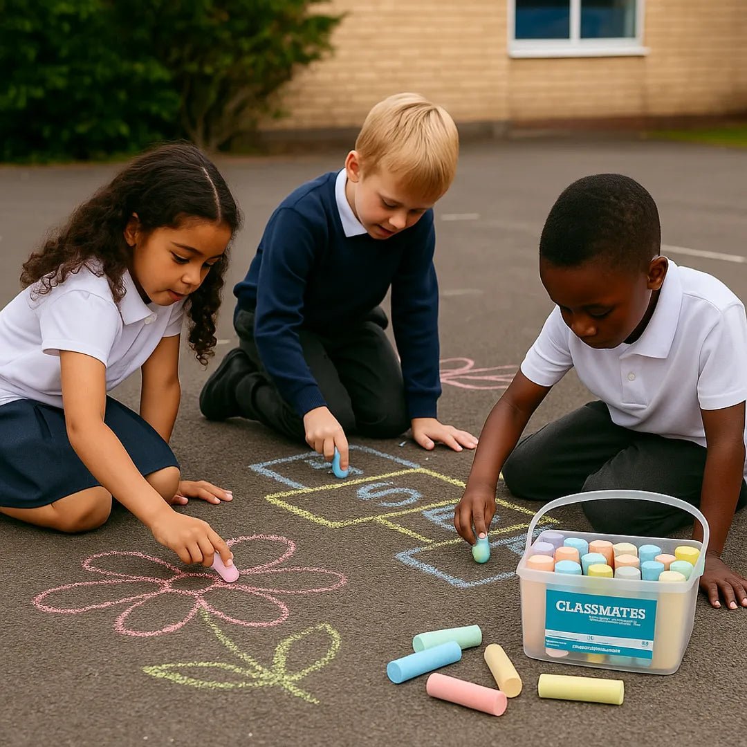 Classmates Jumbo Sidewalk Chalk 52 Pieces - ABC School Supplies