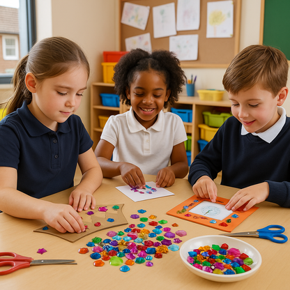 Classmates Peel & Stick Acrylic Jewels - ABC School Supplies
