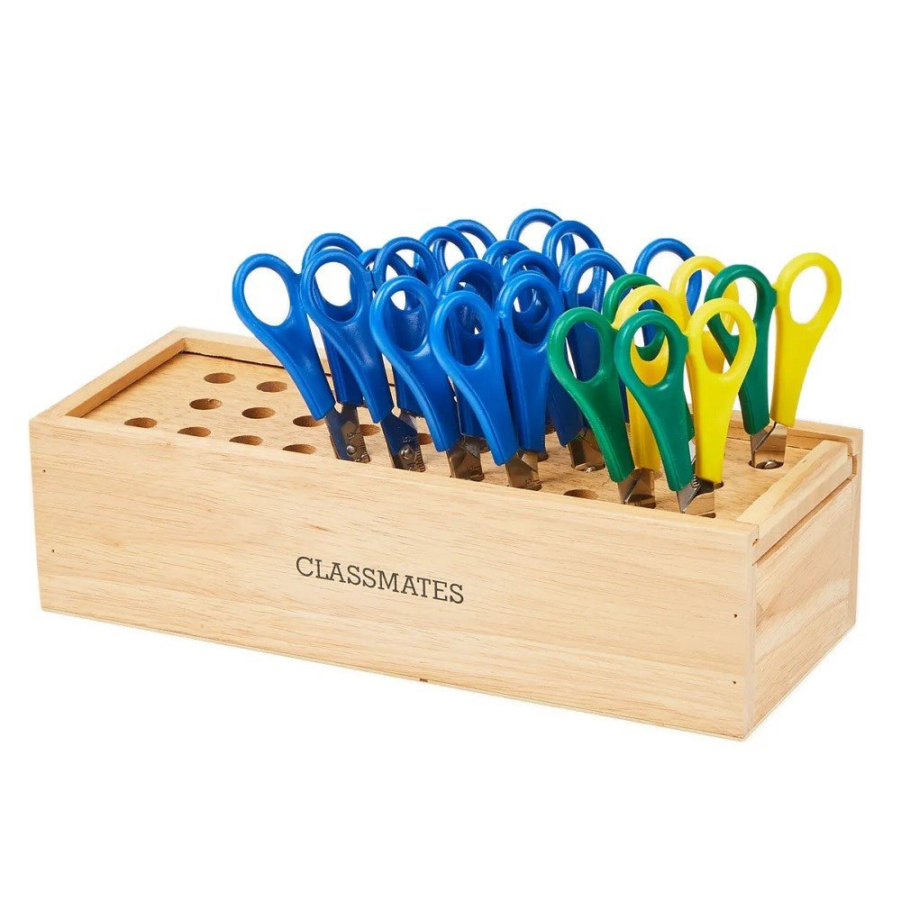 Classmates School Scissors In Box - Right And Left Handed - Pack Of 32 - ABC School Supplies