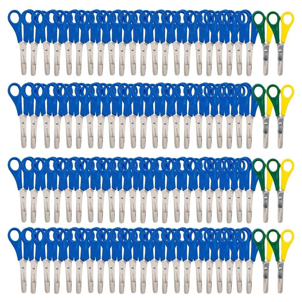 Classmates School Scissors - Right and Left Handed Pack of 96 - ABC School Supplies
