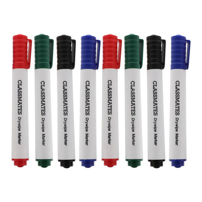 Classmates Whiteboard Marker - Assorted - Chisel Tip - Pack of 50 - ABC School Supplies