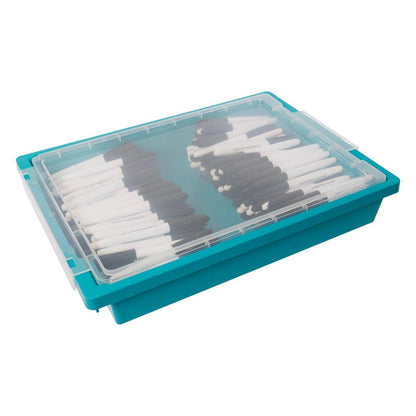 Classmates Whiteboard Marker Black, Bullet Tip Pack Of 200 Incl Free Tray - ABC School Supplies
