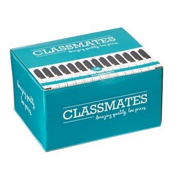 Classmates Whiteboard Marker Pens Black, Bullet Tip - Pack of 100 - ABC School Supplies