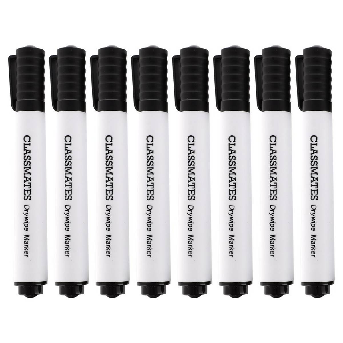 Classmates Whiteboard Markers (Black) Bullet Tip Pack Of 10 - ABC School Supplies