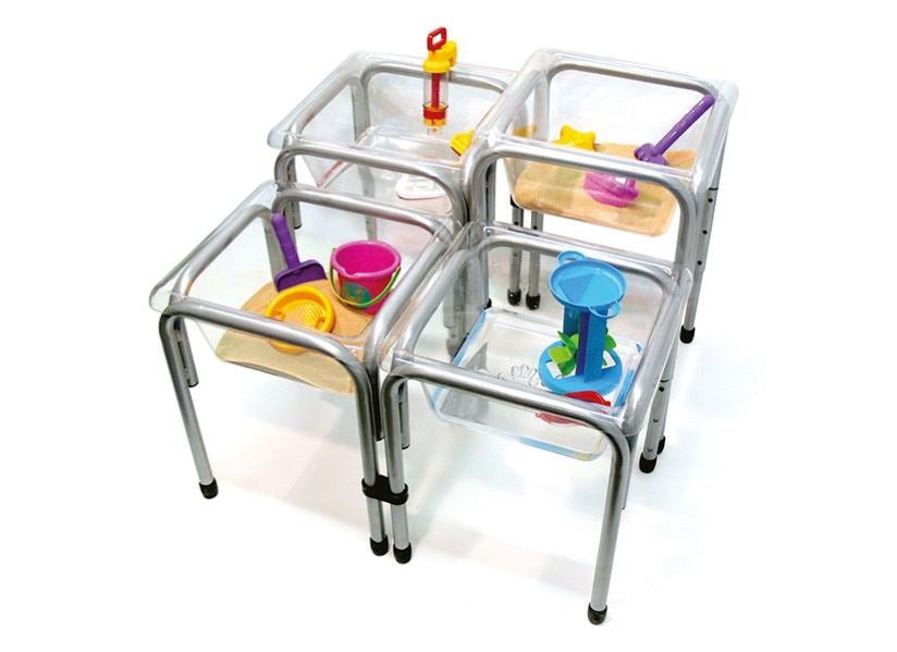 Clear Titchy Tubs Set Of 4 - ABC School Supplies