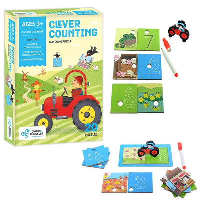 **Clever Counting - ABC School Supplies