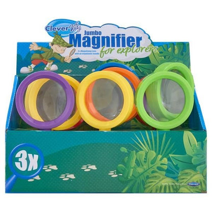 Clever Kidz Jumbo Magnifiers Set Of 12 - ABC School Supplies