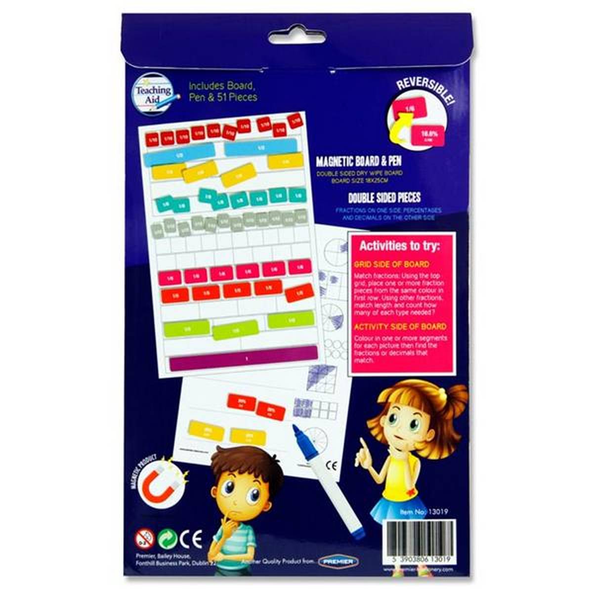 Clever Kidz Magnetic Fractions Percentages & Decimals - ABC School Supplies