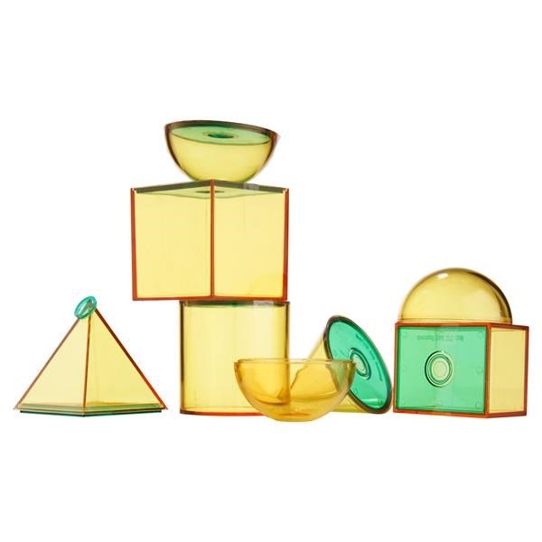 **Clever Kidz See Through Geometric Shapes Set Of 7 - ABC School Supplies