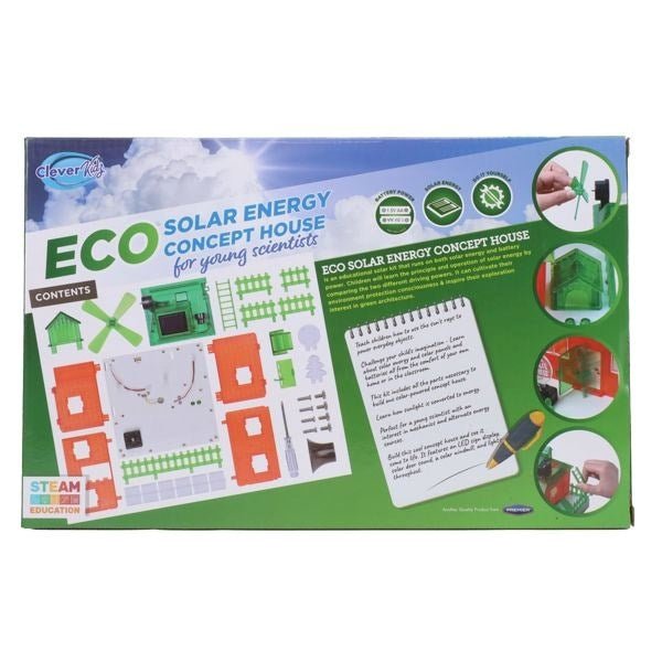Clever Kidz STEM Eco Solar Energy Concept House - ABC School Supplies