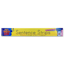 Clever Kidz Wipe-Off Reusable Sentence Strips 3"X24" - Coloured Pack Of 30 - ABC School Supplies