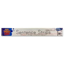 Clever Kidz Wipe-Off Reusable Sentence Strips 3"X24" - White Pack Of 30 - ABC School Supplies
