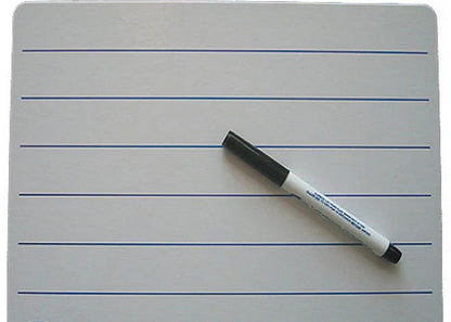 CleverCo A4 Write 'n' Wipe Lined Boards Pack of 30 (Mini Whiteboards) - ABC School Supplies