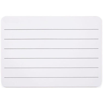 CleverCo A4 Write 'n' Wipe Lined Boards Pack of 30 (Mini Whiteboards) - ABC School Supplies
