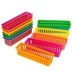Cleverco Classroom Pencil Tray Holders Pack Of 12 (Asstd Colours) - ABC School Supplies