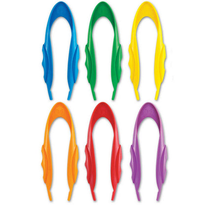 Cleverco Easy Grip Tweezers Set Of 6 - ABC School Supplies