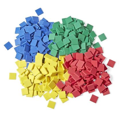CleverCo Foam Squares 25mm Pack of 100 - ABC School Supplies