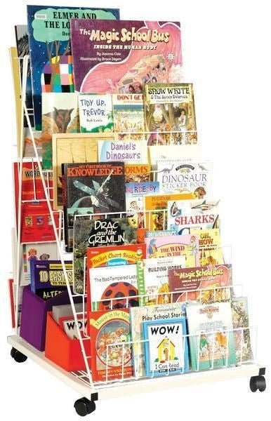 Cleverco Mobile Book Display Double Sided - ABC School Supplies