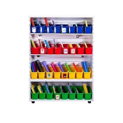 Cleverco Plastic Book & Storage Tub - Yellow - ABC School Supplies