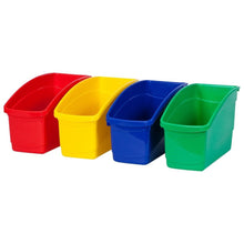 Cleverco Plastic Book & Storage Tubs Set Of 20 (Red, Yellow, Green, Blue, ) - ABC School Supplies