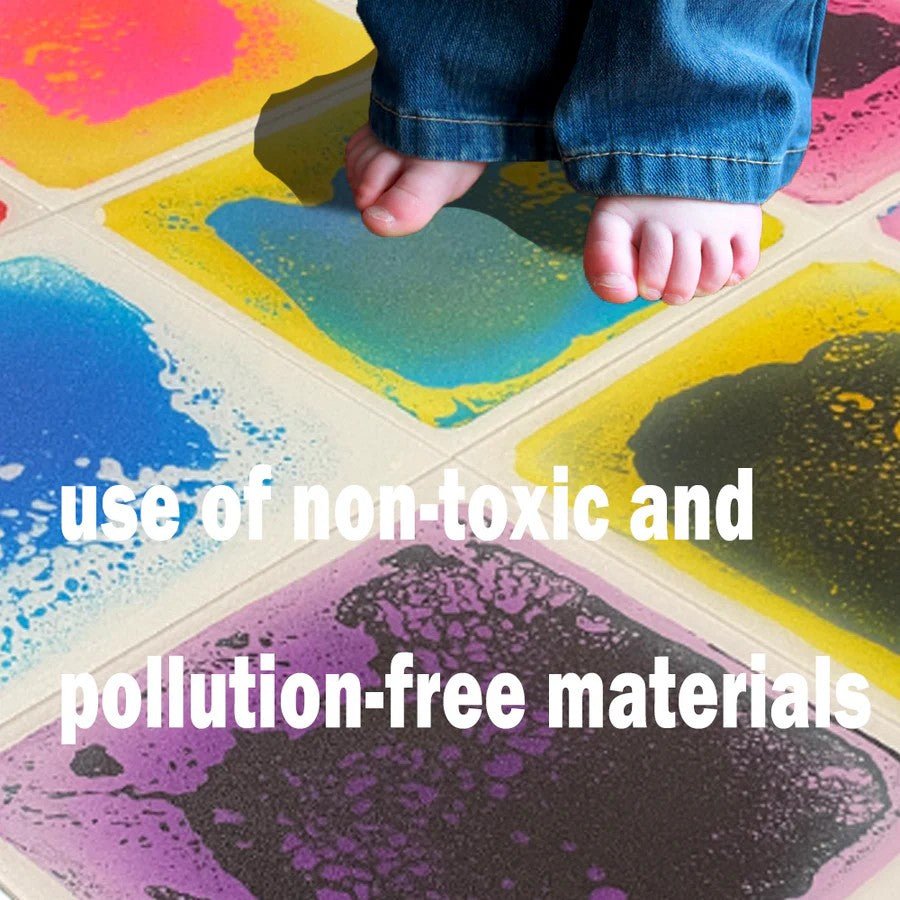 Cleverco Sensory Floor Tiles 40x40cm Set of 4 - ABC School Supplies