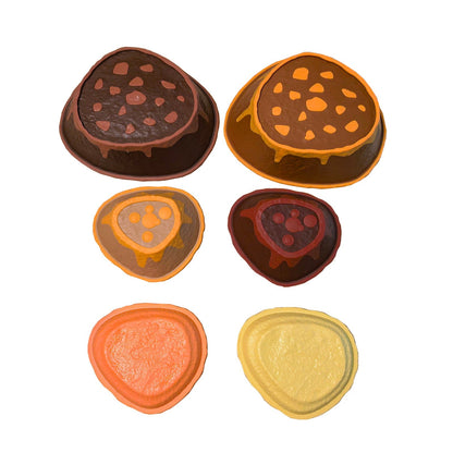 Cleverco Sensory Volcano Stepping Stones Set of 6 - ABC School Supplies