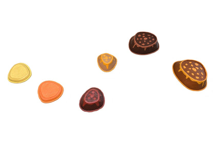 Cleverco Sensory Volcano Stepping Stones Set of 6 - ABC School Supplies