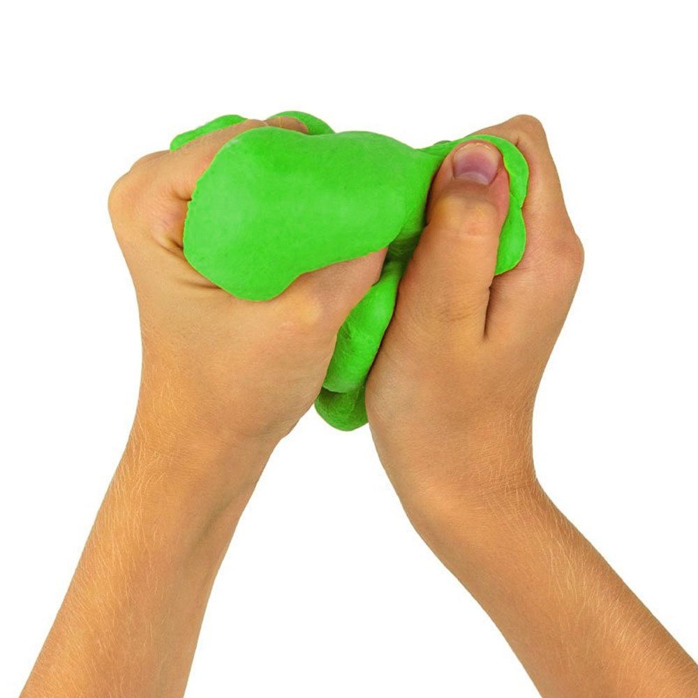 CleverCo Therapy Putty Medium Squeezable Non - Toxic, Hand Exercise 2oz - Green (3 Pack) - ABC School Supplies