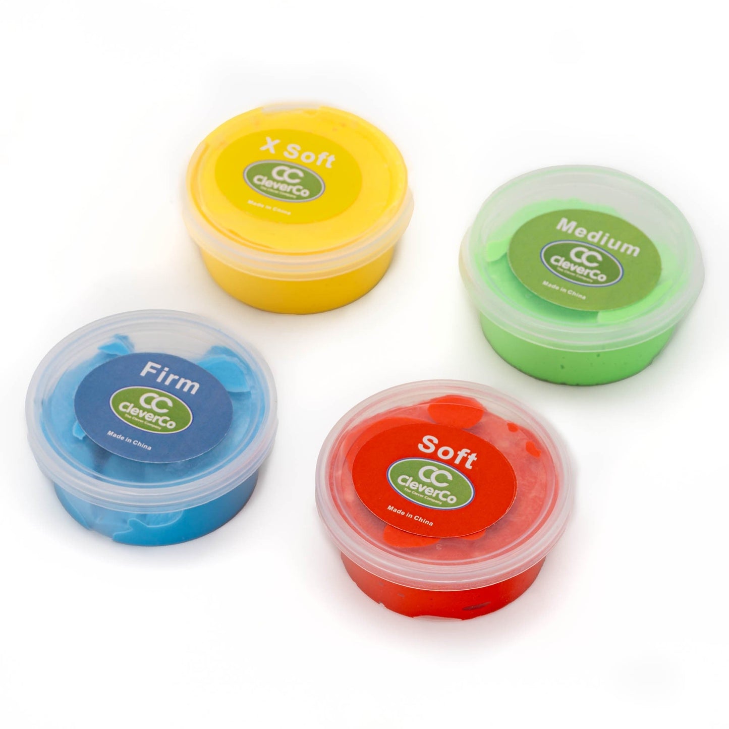 Cleverco Therapy Putty Pack Of 4 X 57G Tubs - ABC School Supplies