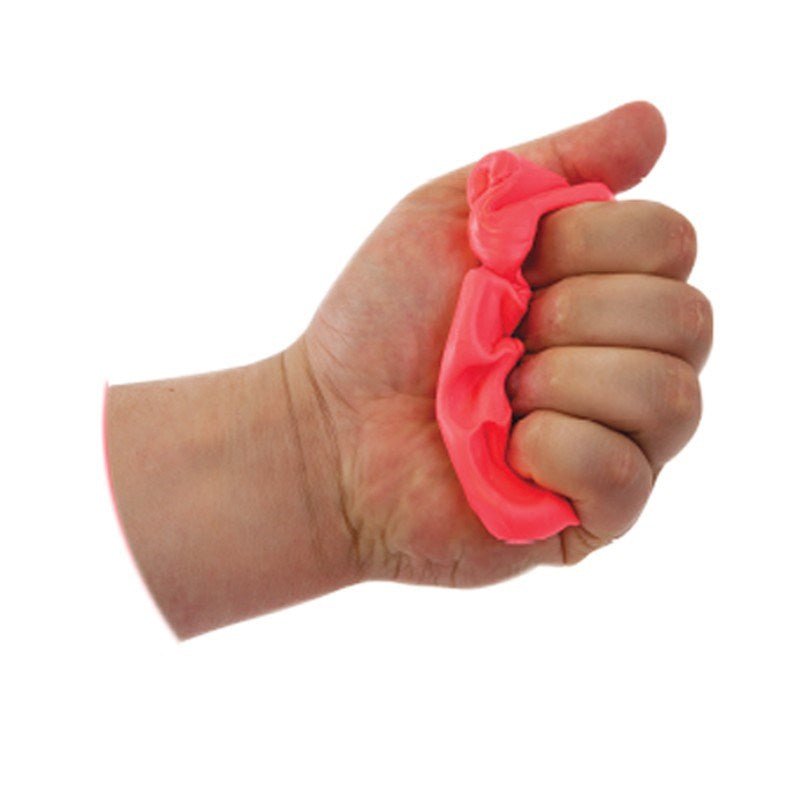 CleverCo Therapy Putty Soft Squeezable Non - Toxic, Hand Exercise 2oz - Pink (3 Pack) - ABC School Supplies