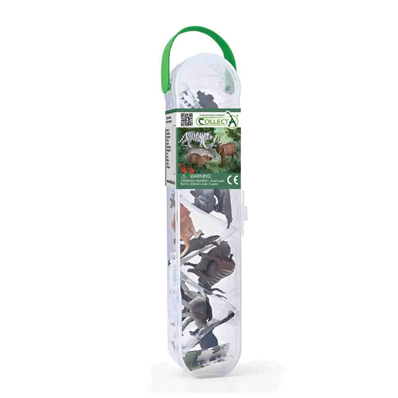Collecta box of Mini Wild Animal 3 - ABC School Supplies