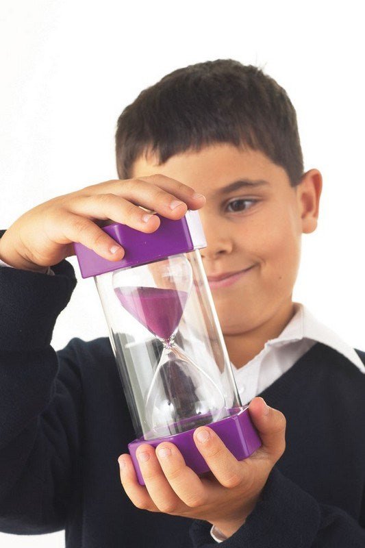 Colourbright Sand Timer - 15 Min. Purple - ABC School Supplies