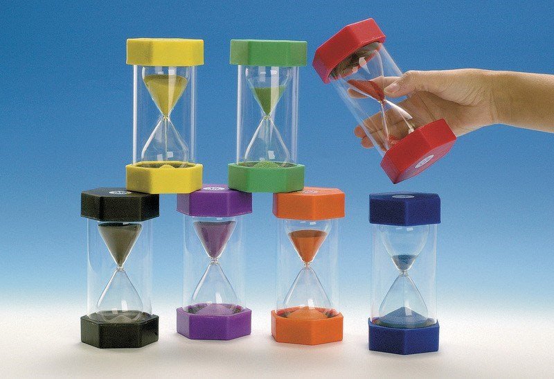 Colourbright Sand Timer - 30 Min. Black - ABC School Supplies