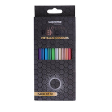 Colouring Pencils – Metallic 12 Pack - ABC School Supplies