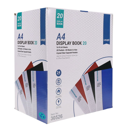 Concept 20 Pocket Display Book - ABC School Supplies