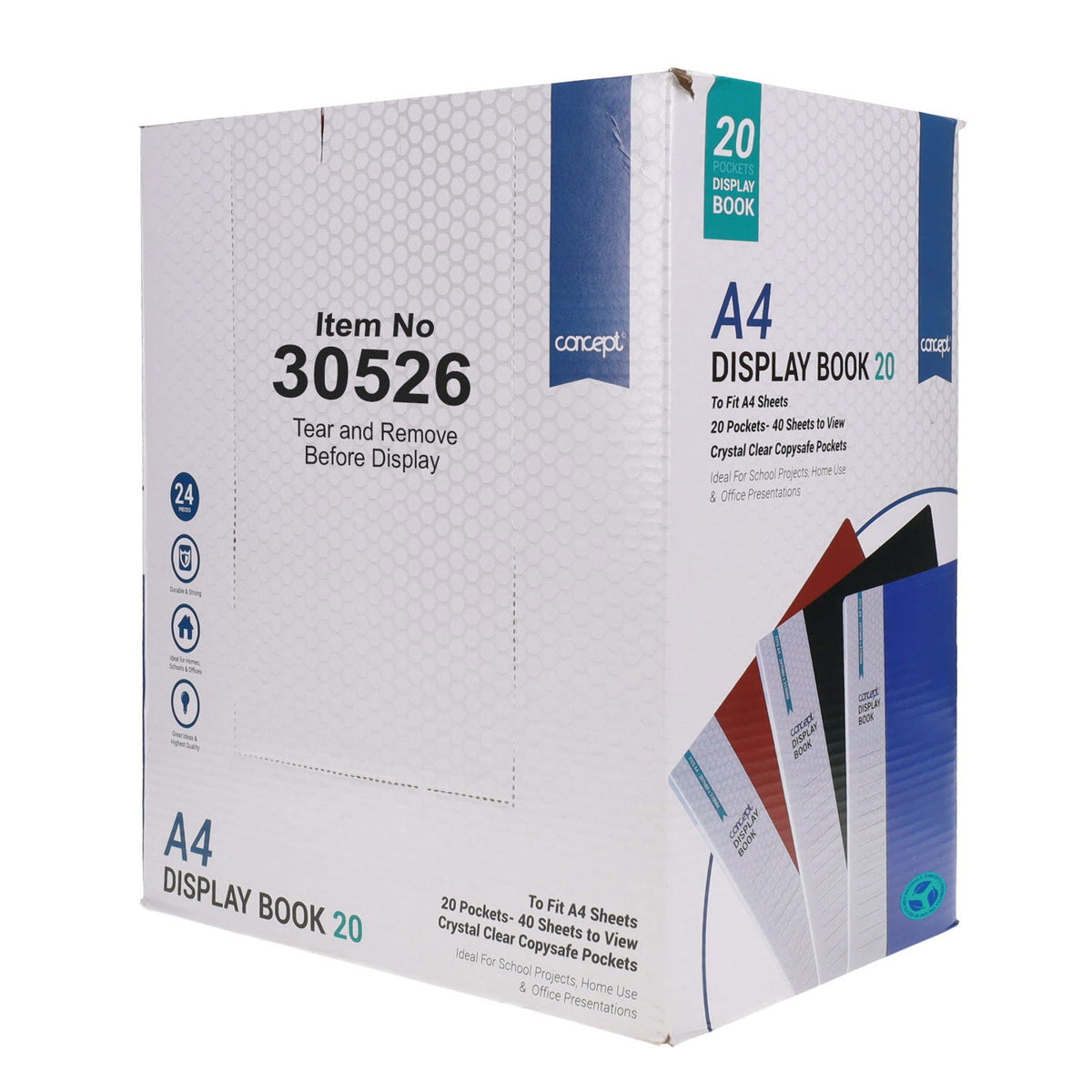 Concept 20 Pocket Display Book - ABC School Supplies
