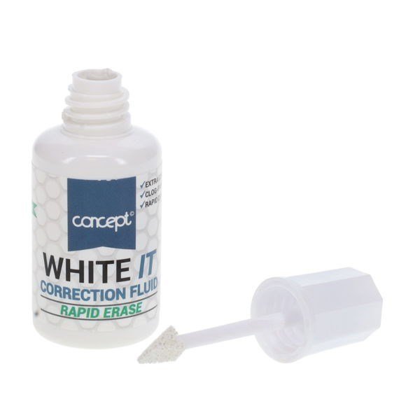Concept 20Ml White It Correction Fluid - ABC School Supplies