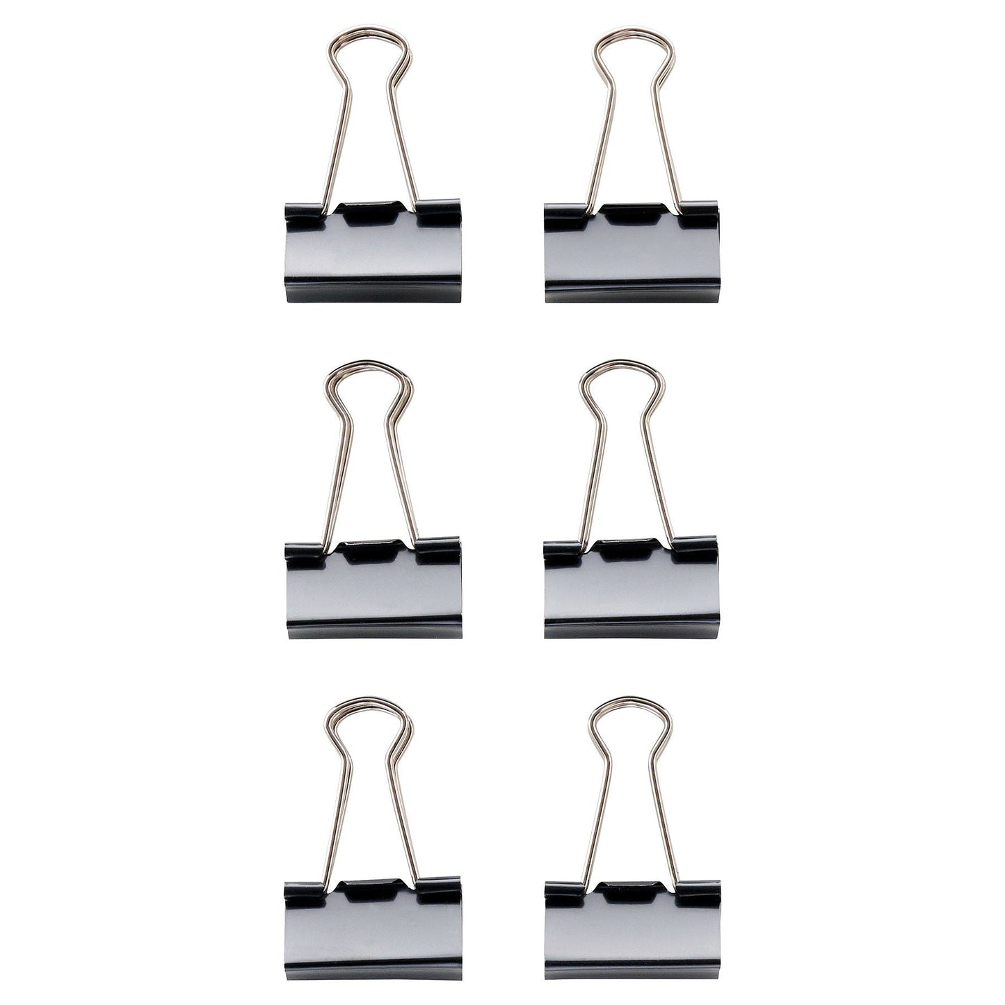 Concept 32mm Fold Back Binder Clips - Set of 6 - ABC School Supplies