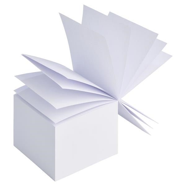 Concept 90X90mm White Paper Block (850) - ABC School Supplies
