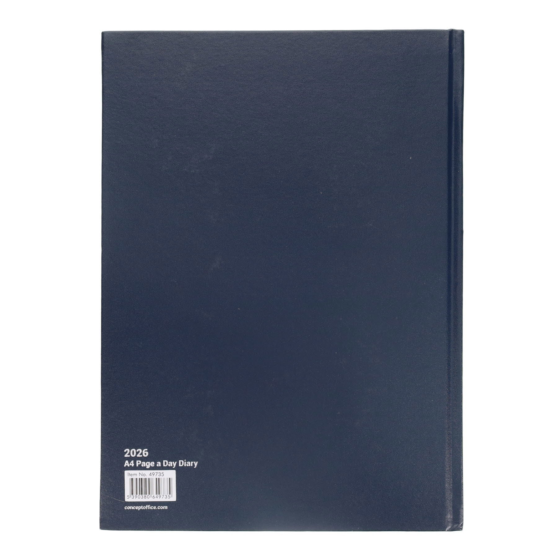 Concept A4 2026 Page A Day Desk Diary - Navy - ABC School Supplies