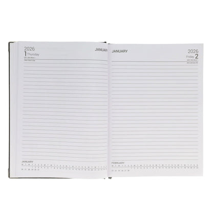 Concept A4 2026 Page A Day Desk Diary - Navy - ABC School Supplies