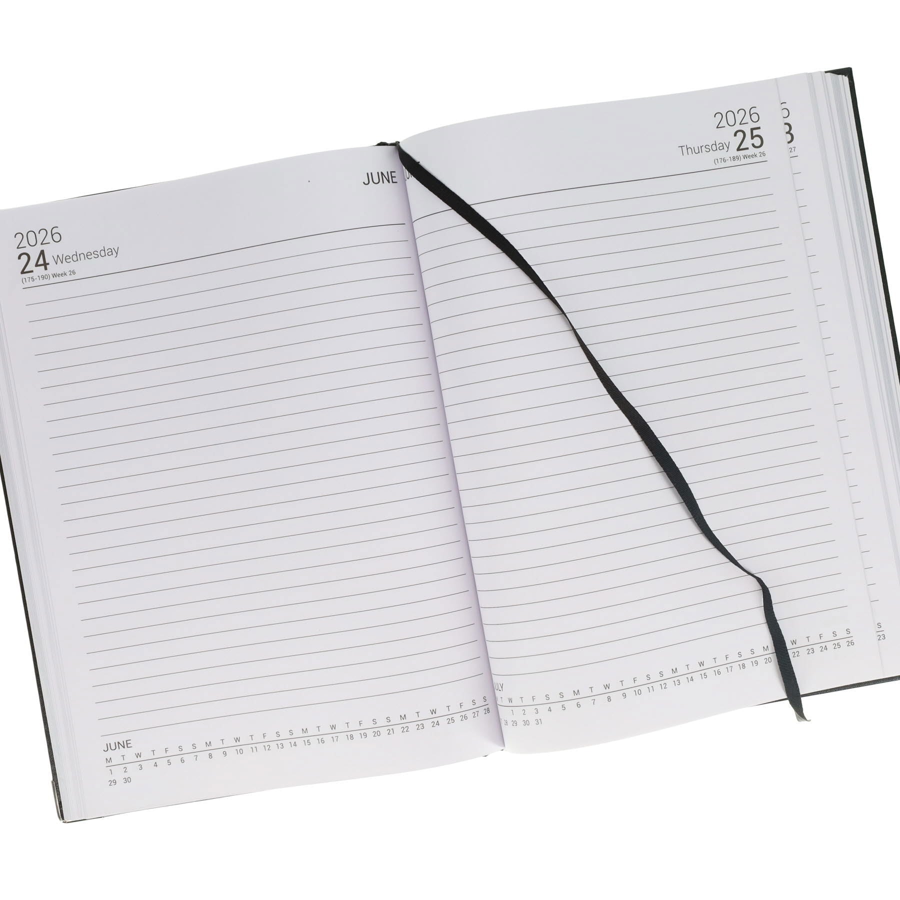 Concept A4 2026 Page A Day Desk Diary - Navy - ABC School Supplies