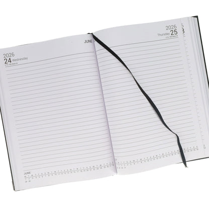 Concept A4 2026 Page A Day Desk Diary - Navy - ABC School Supplies